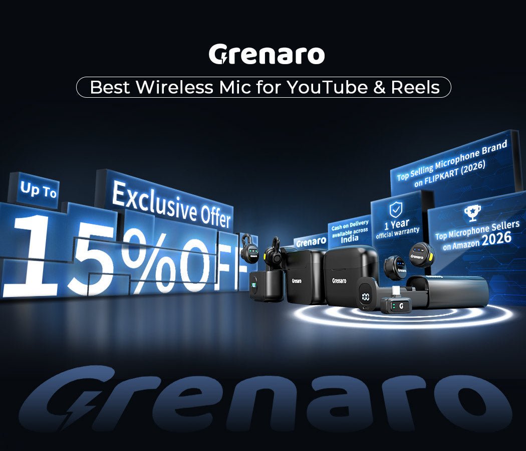 Best Wireless Microphones for Content Creators in India 2026: Find Your Perfect Fit with Grenaro