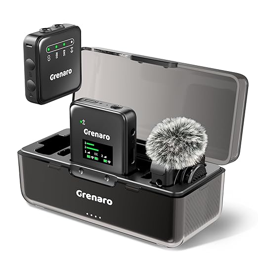 GRENARO P12 Wireless Mic for YouTuber - Image 1