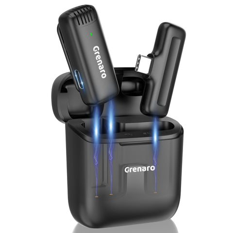 【Best Price Ever】Grenaro J13 Wireless Mic  for YouTuber | Free Delivery| 30-Day Price Guarantee  | 1 Year Warranty