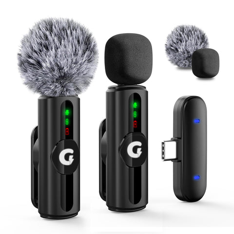【Best Price Ever】Grenaro S12 Wireless Mic  for YouTuber | Free Delivery| 30-Day Price Guarantee  | 1 Year Warranty