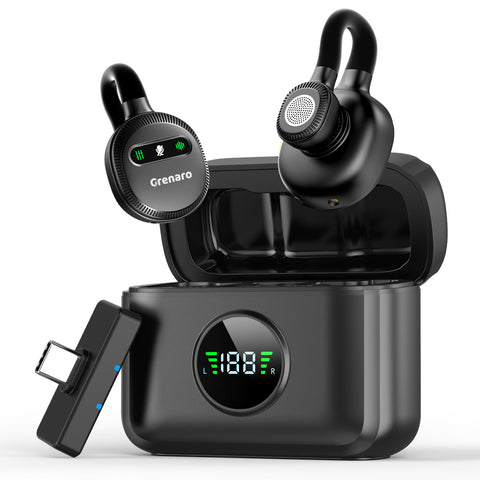 【New In】GRENARO P11 Lavalier Wireless Mic  for YouTuber | Free Delivery| 30-Day Price Guarantee  | 1 Year Warranty