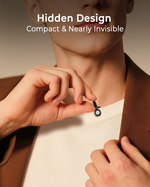 【New In】GRENARO Lavalier Wireless Mic for YouTube with 3-Level Noise Reduction,Mic for YouTube Wireless with 52H Charging Case for Android/iOS, Hidden Design Suitable for Facebook, Live Streaming, Vlogging