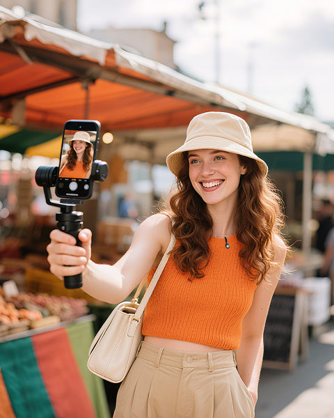 【New In】GRENARO Lavalier Wireless Mic for YouTube with 3-Level Noise Reduction,Mic for YouTube Wireless with 52H Charging Case for Android/iOS, Hidden Design Suitable for Facebook, Live Streaming, Vlogging