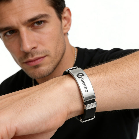 【Free Gift with Online Payment】Grenaro Stylish Wristband.Free Gift with Pre-Payment & Coupon! (COD: Pay Full Price)