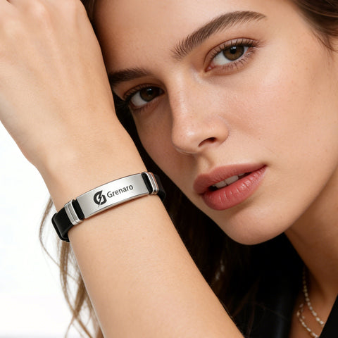 【Free Gift with Online Payment】Grenaro Stylish Wristband.Free Gift with Pre-Payment & Coupon! (COD: Pay Full Price)