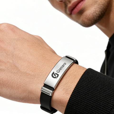 【Free Gift with Online Payment】Grenaro Stylish Wristband.Free Gift with Pre-Payment & Coupon! (COD: Pay Full Price)