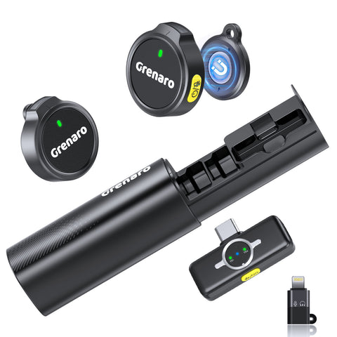 [2026 Hot Sale]Grenaro Mini   StyleB Wireless Mic  for YouTuber | Free Delivery| 30-Day Price Guarantee  | 1 Year Warranty