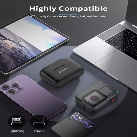 【Best Price Ever】Grenaro J13 Wireless Mic  for YouTuber | Free Delivery| 30-Day Price Guarantee  | 1 Year Warranty