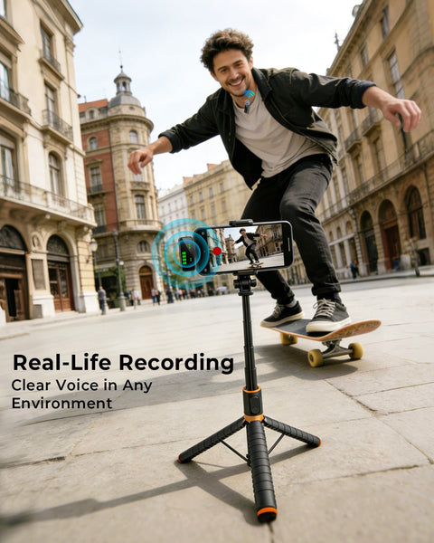 【New In】S10 GRENARO Wireless Mic for YouTube Wireless, 3-Level Noise Reduction Mode,